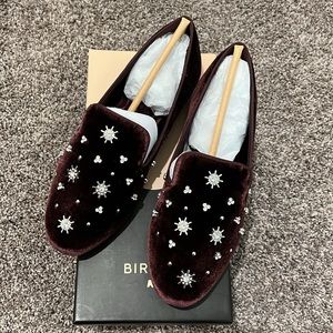 Birdies Starling Loafer - Maroon Crystal - Size 8 - NWT